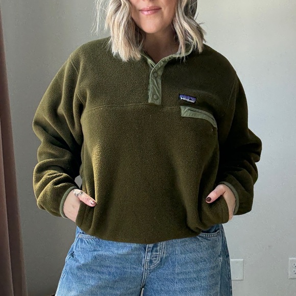 Patagonia Other - Patagonia Olive Green Fleece Pullover